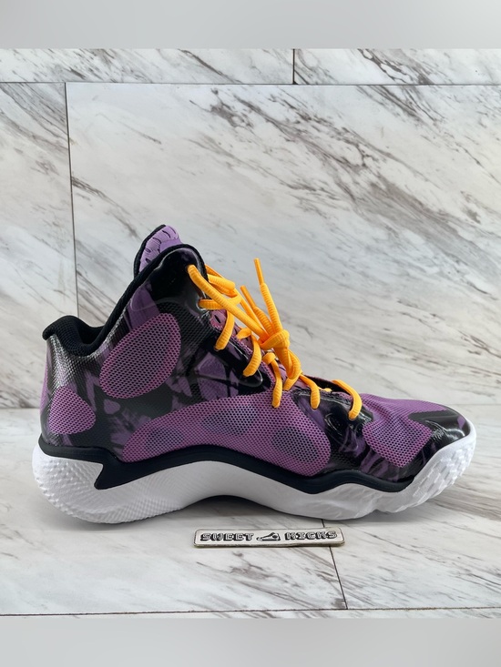 Under Armour Stephen Curry Spawn Flotro Voodoo Basketball Purple Men Shoes